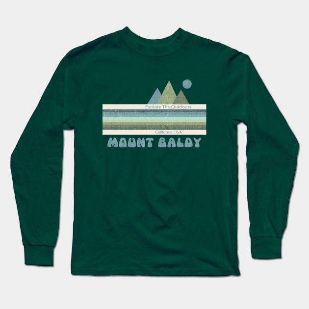 Mount Baldy Explore the Outdoors Long Sleeve T-Shirt by Morrissey OC